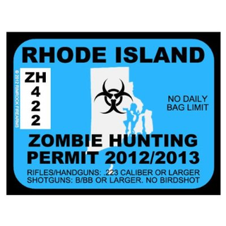Illustration for article titled Grab a zombie hunting permit before you go head-hunting